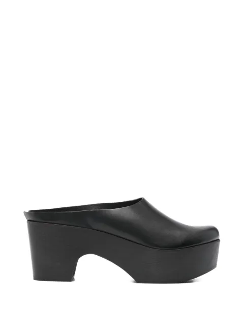 Daniela Gregis leather mules Black SCAZ29AP