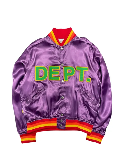 GALLERY DEPT. MVP satin bomber jacket Purple GDMSJP