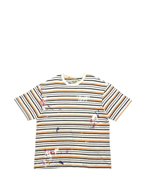 GALLERY DEPT. Nelson striped short-sleeves T-shirt White NL1099