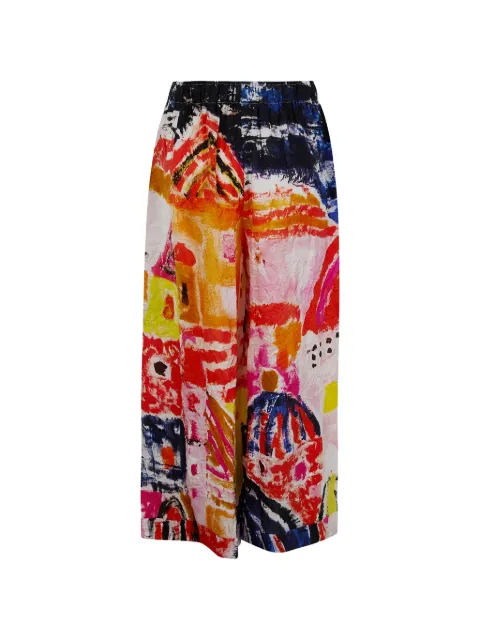 Daniela Gregis drawing-detail trousers White P7FS316