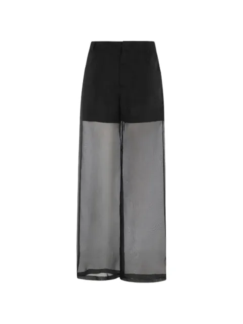 Federica Tosi sheer trousers Black 40819409098