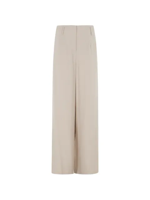 Federica Tosi wide-leg trousers Neutrals 40812403098