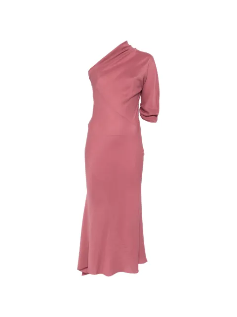 Cortana Aldara one-shoulder maxi dress Pink A38608ROSE