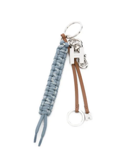 Hogan braided leather keyring Blue KLW02KG0101TZP
