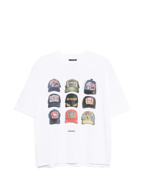 DSQUARED2 motif T-shirt White S78GD0120D20033