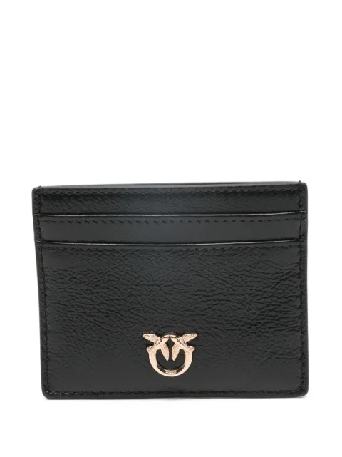 PINKO logo-detail card holder Black 103762A315