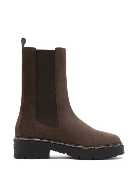 René Caovilla leather chelsea boots Brown C12656050CRO1