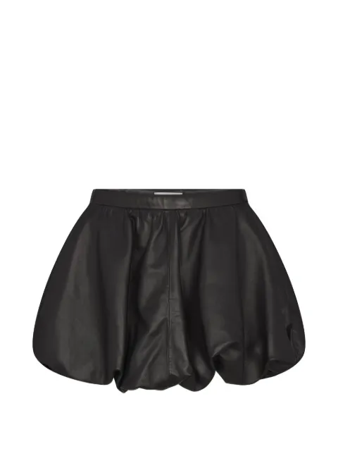 FRAME leather bubble skirt Black WP26LSK001