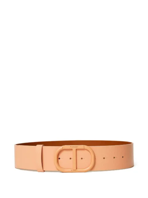 TWINSET Oval T buckle belt Neutrals 241TO5560