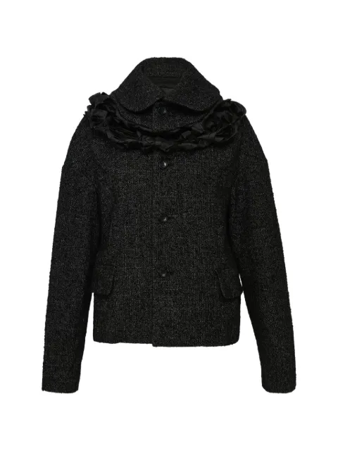 Comme Des Garçons Comme Des Garçons ruffled jacket Grey RPJ005