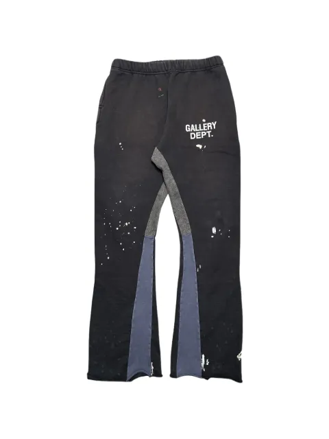 GALLERY DEPT. GD painted flare track pants Black GDGDLFSWB