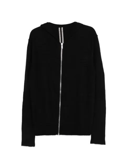 Rick Owens zip-up hoodie Black RU01F2666WSB