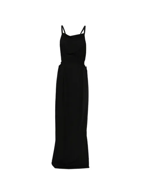 Rick Owens sleeveless maxi dress Black RP01F6502JA