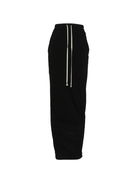 Rick Owens DRKSHDW pillar maxi skirt Black DS01F4332RN