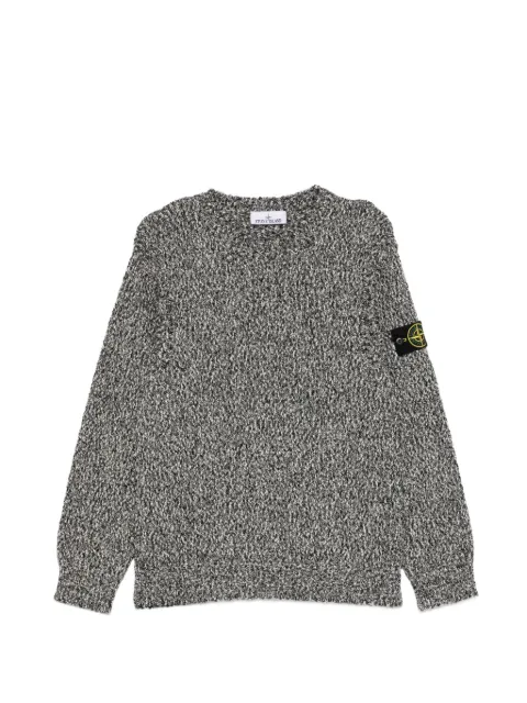 Stone Island 5100025 speckled cotton sweatshirt Grey L1S155100025S0N11