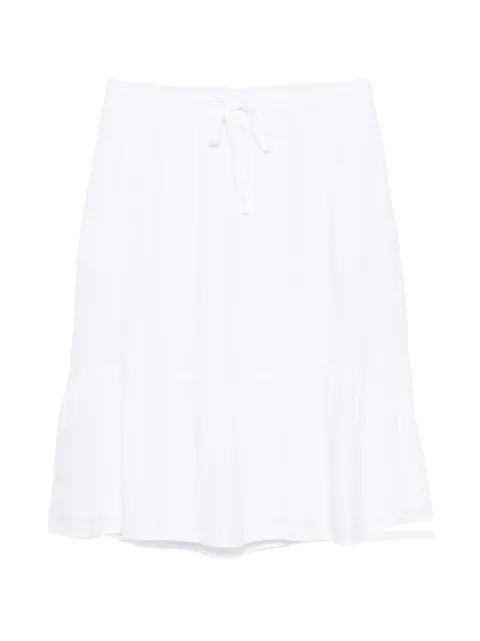 DKNY tiered drawstring midi skirt White P5JBCD87
