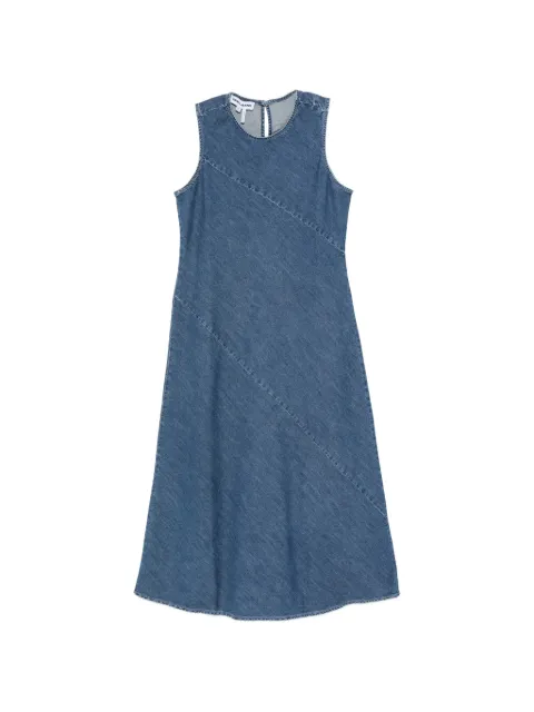 DKNY seam-detail sleeveless midi dress Blue DJ6D9187