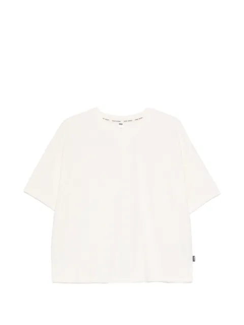 DKNY ribbed-knit T-shirt Neutrals DP6T1553