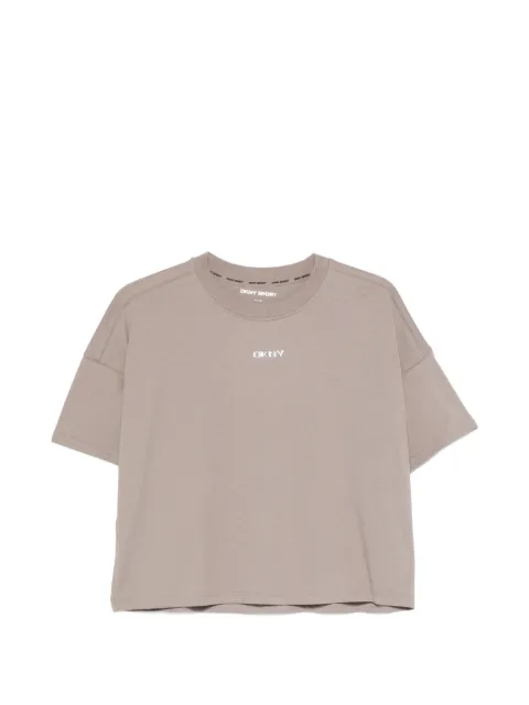DKNY logo-print drop-shoulder T-shirt Green DP6T1662