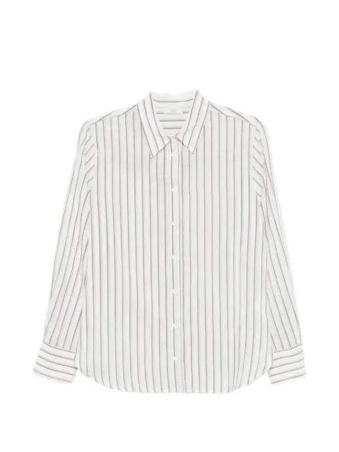 Peserico striped buttoned shirt White A06338D08354