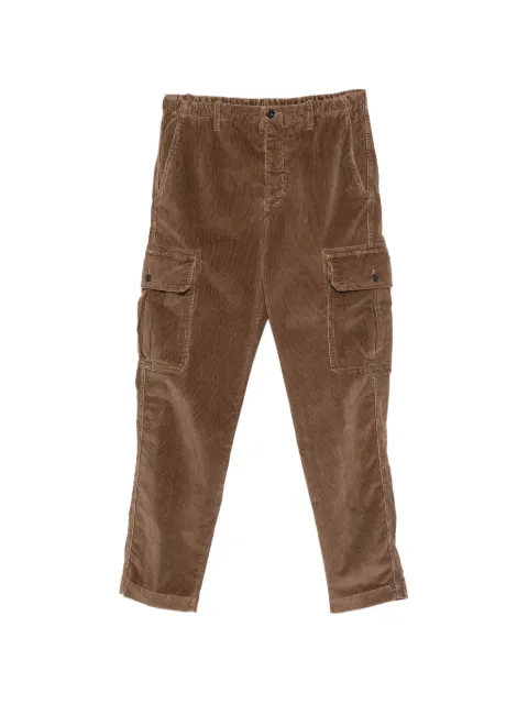 Incotex corduroy cargo trousers Brown 10S1964100