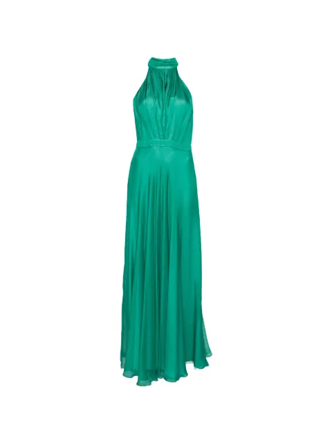 Raquel Diniz halterneck dress Green 5L03183NUS0019