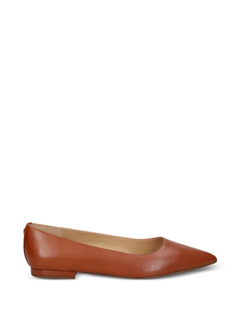 Lauren Ralph Lauren pointed ballet flats Brown 802P09039