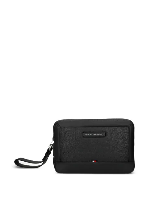 Tommy Hilfiger zip wristlet wash bag Black AM0AM13953