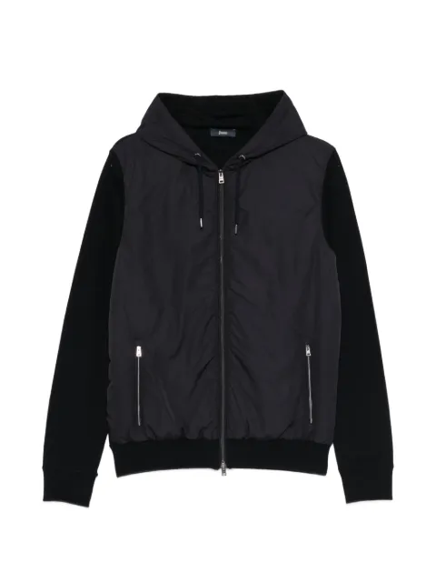 Herno hooded zip jacket Black MC000168U