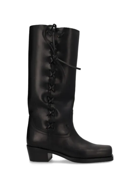 Paris Texas Roxanne leather knee-high boots Black PX1907XVT01