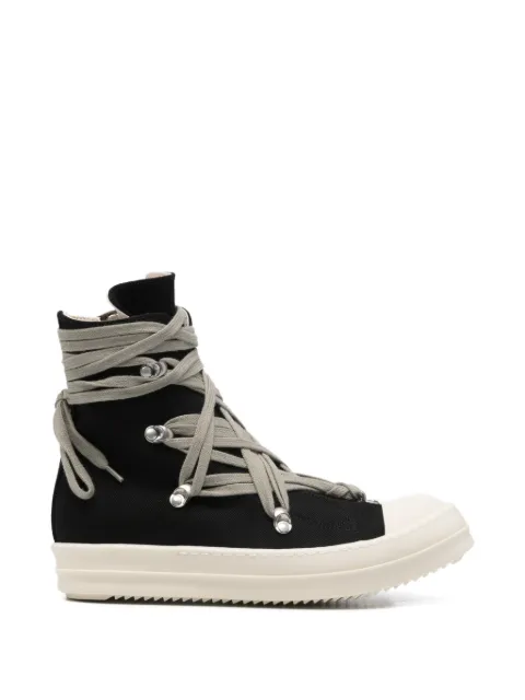 Rick Owens DRKSHDW eyelet lace-up sneakers Black DS01F4809DOW1