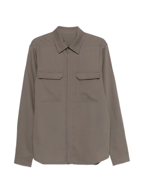Rick Owens pocket shirt Grey RU01F2291WT