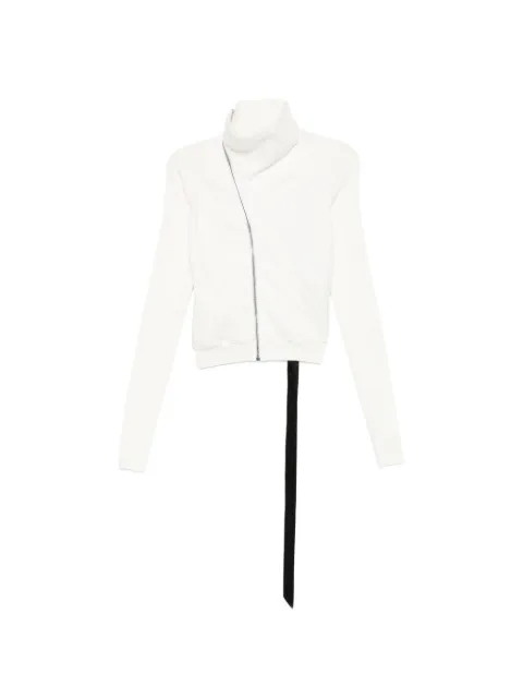 Rick Owens DRKSHDW Mountain asymmetric sweatshirt White DS01F4239F