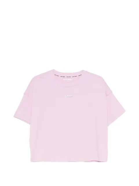 DKNY logo-plaque T-shirt Pink DP6T1662