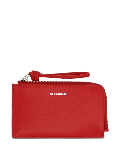 Jil Sander zip wallet Red J07UI0003P5354