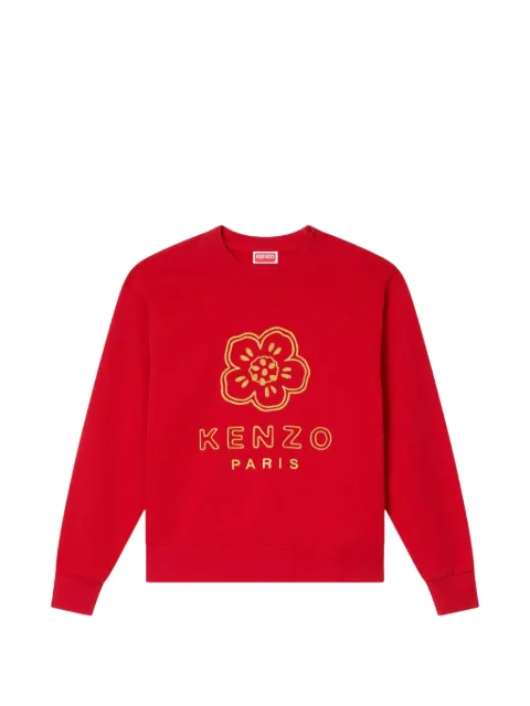 Kenzo boke flower embroidered sweatshirt Red FG55SW2104MF