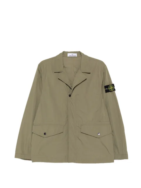 Stone Island A100001 micro twill utility blazer Green L1S15A100001S0026
