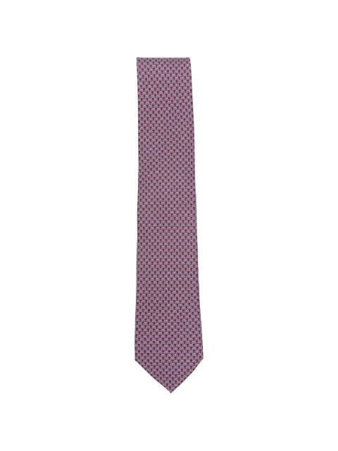 Ferragamo printed silk tie Blue 789077