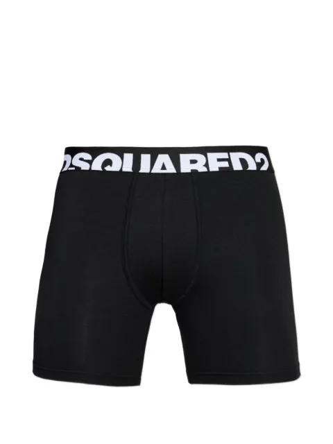 DSQUARED2 logo-waistband boxers Black D9LC06190ISA01