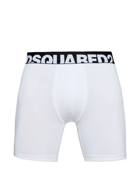 DSQUARED2 logo-waistband boxers White D9LC06190ISA01