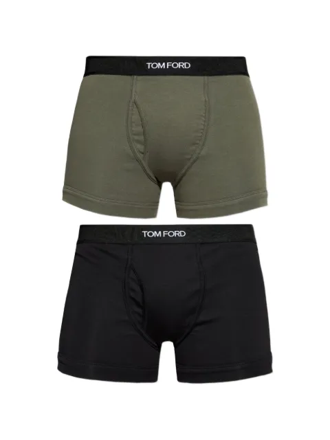 TOM FORD logo-waistband boxers (pack of two) Green T4XC31040028