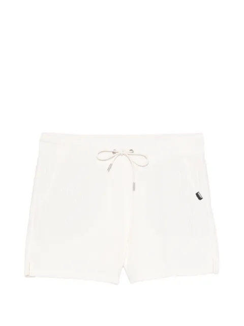 DKNY ribbed drawstring shorts Neutrals DP6S5296