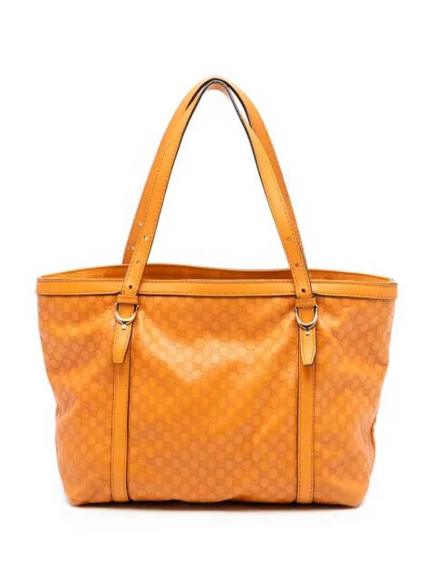 Gucci Pre-Owned 2016-2025 Microguccissima Nice tote bag Orange QZOL39IMMNXNTJ8I