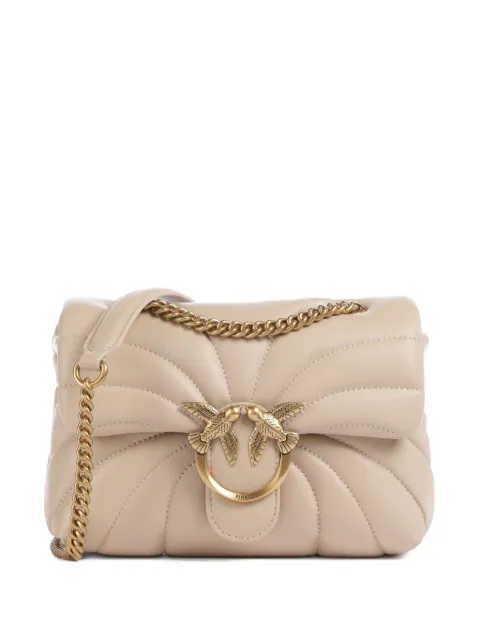 PINKO Love Bag Puff butterfly mini nappa leather crossbody bag Neutrals 100039A1EX