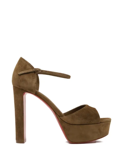 Christian Louboutin ankle-strap platform sandals Brown 3240088Z092