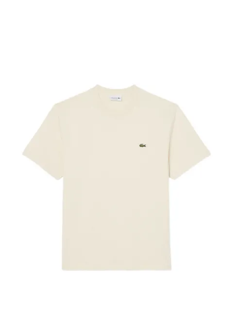 Lacoste round-neck logo-detail T-shirt Neutrals TH7318
