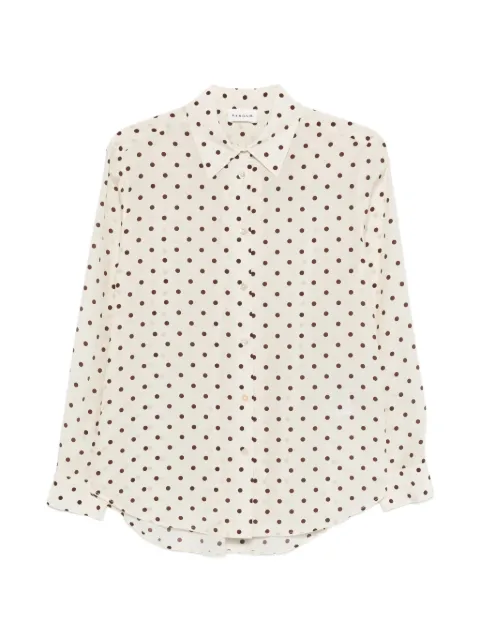P.A.R.O.S.H. polka dot long-sleeve shirt Neutrals SBILLOD381239