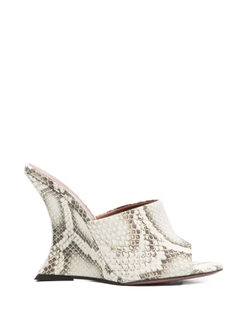 Paris Texas Nina snake-effect sandals Neutrals PX1505XPTML