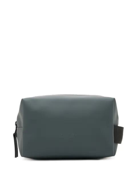 Rains zip-detail wash bag Blue 15580