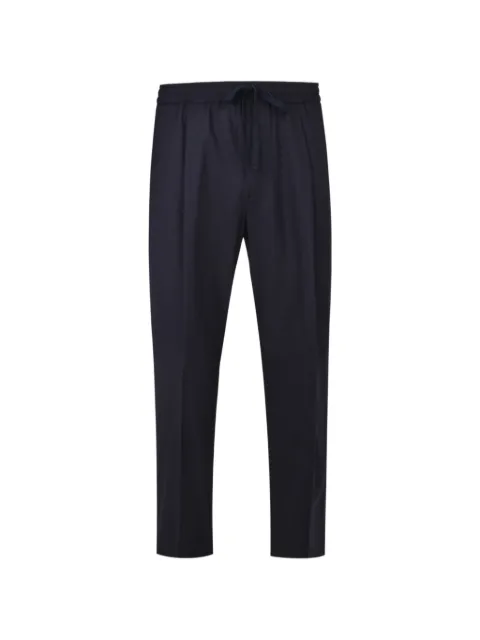 Altea drawstring pleated trousers Blue 2563020